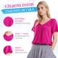 ⏰LIMITED HOT SALE JUST ￡13.99!!💥Women's Casual Pleated V-Neck Short-Sleeve Top