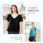 ⏰LIMITED HOT SALE JUST ￡13.99!!💥Women's Casual Pleated V-Neck Short-Sleeve Top