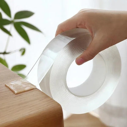 🧴 50% OFF NOW! ✨ Transparent Nano Magic Tape – Reusable, Double-Sided, Leaves No Residue & Strong Adhesion for Household Use 🏠