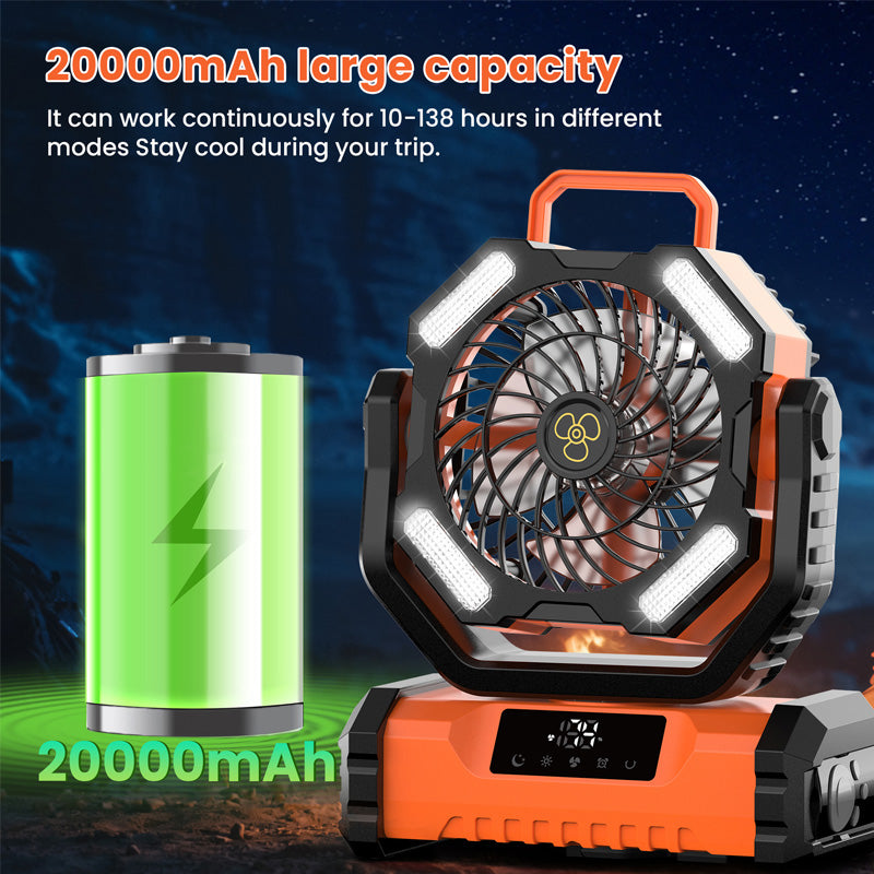 🔥Hot Sale 60% OFF🎁Portable Oscillating Fan with Remote Control