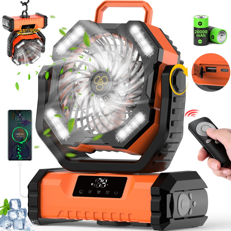 🔥Hot Sale 60% OFF🎁Portable Oscillating Fan with Remote Control