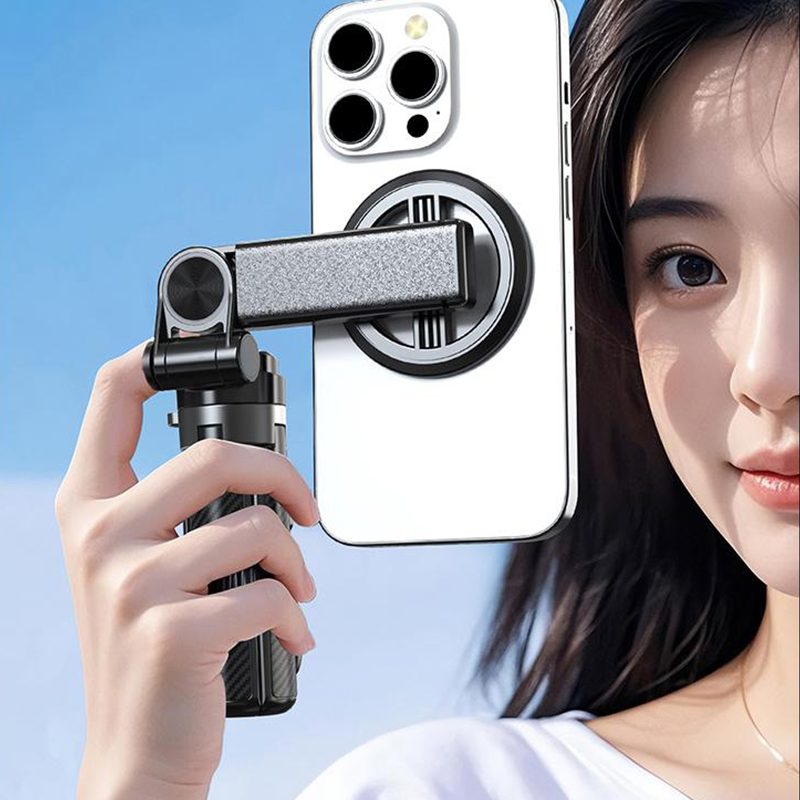 🔥Hot Sale 50% OFF🔥4-in-1 Multifunctional 360° Rotation Magnetic Selfie Stick