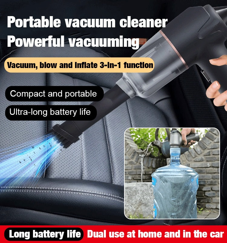 🔥Hot Sale🔥Blow, Vacuum and Inflate all-in-one Cordless Vacuum Cleaner for Home and Car