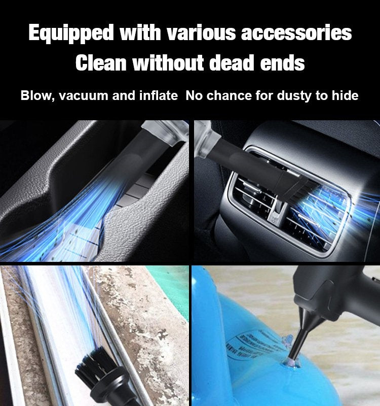 🔥Hot Sale🔥Blow, Vacuum and Inflate all-in-one Cordless Vacuum Cleaner for Home and Car
