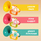 Children's Cartoon Trumpet Toy with Portable Lanyard