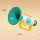 Children's Cartoon Trumpet Toy with Portable Lanyard