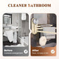 No-Drill Rotating Towel Rack With Suction Cup