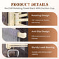 No-Drill Rotating Towel Rack With Suction Cup