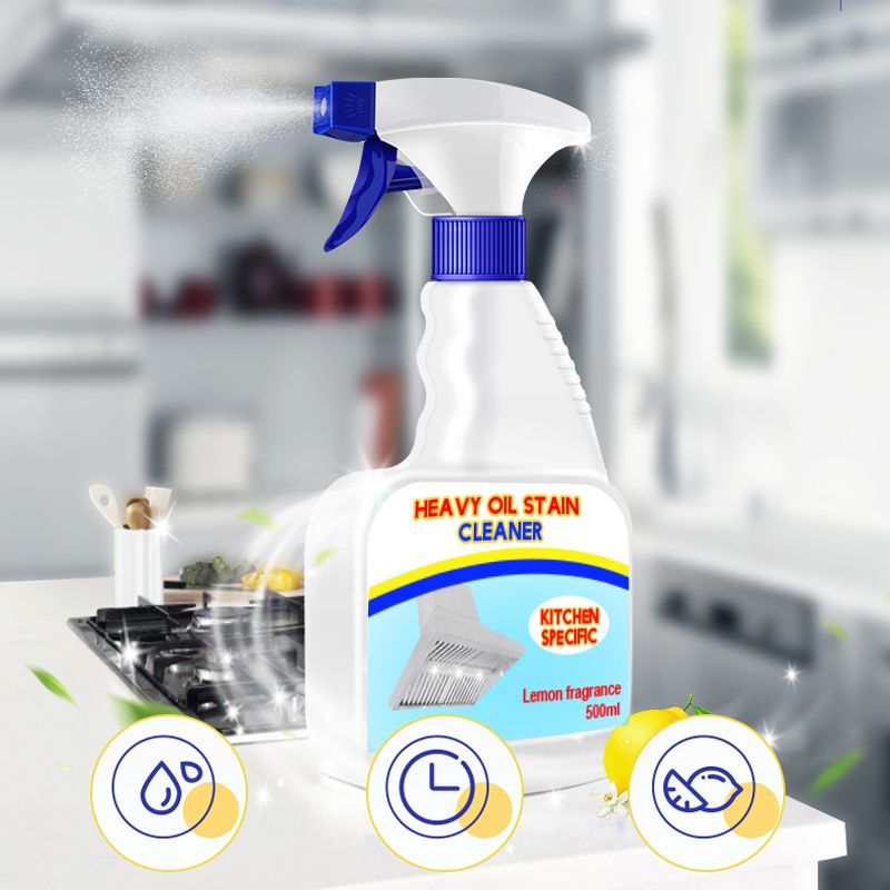 🔥Powerful Heavy Oil Stain Cleaner✨ Melts Grease in Seconds💪