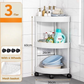 Corner Storage Rack with Wheels