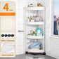 Corner Storage Rack with Wheels