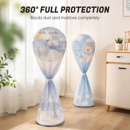 360° Full Coverage Floor Fan Dust Cover