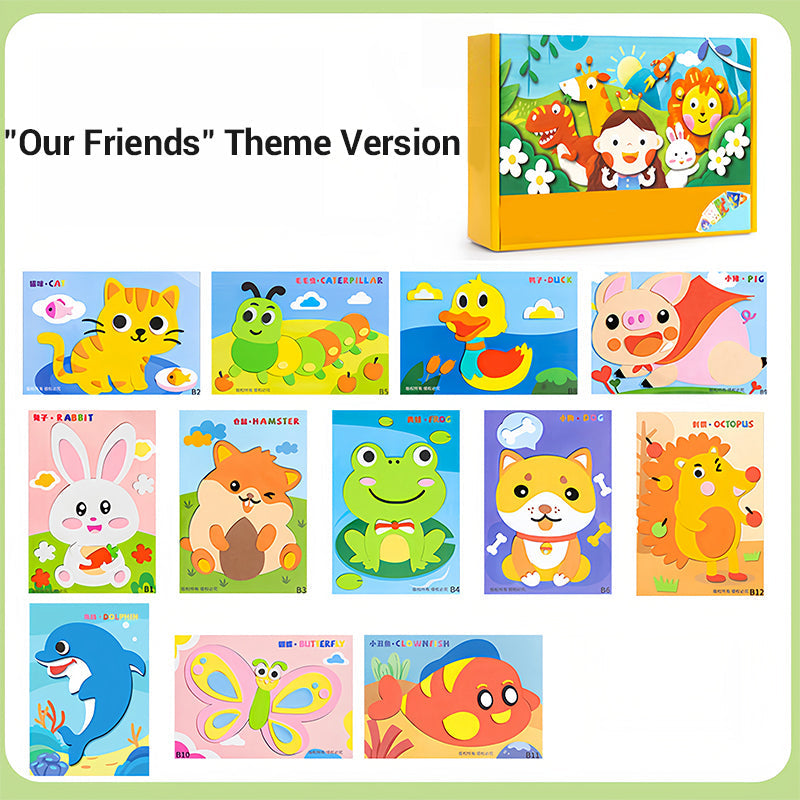 Children’s DIY 3D EVA Sticker Craft