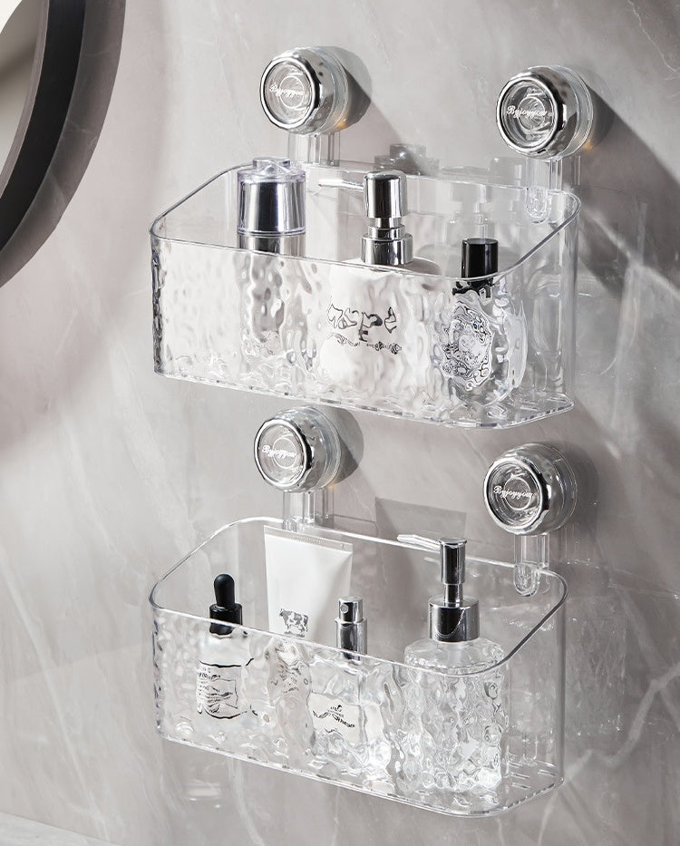 🔥 LAST DAY PROMOTION - 70%OFF 🔥 🛁✨Light Luxury Style Glacier Pattern Suction Cup Shelf