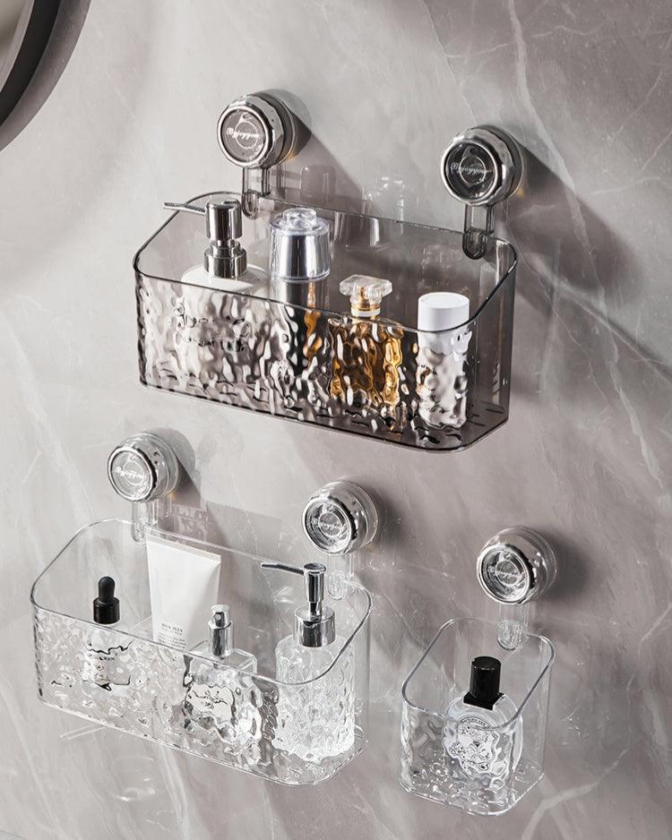 🔥 LAST DAY PROMOTION - 70%OFF 🔥 🛁✨Light Luxury Style Glacier Pattern Suction Cup Shelf