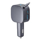 🚗 Compact Retractable Car Charger – Tangle-Free Cable, Dual USB Fast Charging for Phones in Car 🔌