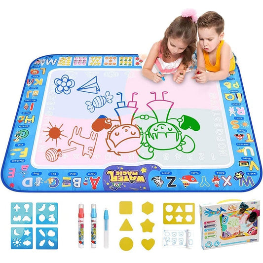 🎨 Last Day Promotion 50% OFF 💕Water Doodle Mat, Aqua Painting Drawing Mat, Mess-Free Reusable Learning Toy for Kids