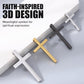 ✝️ 3D Cross Metal Jesus Christ Cross Badge Stickers✨Car Scratch Cover Sticker