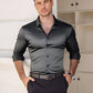 📢📢50% OFF !!!⏰Men's Solid Color Lapel Long Sleeve Button-Down Shirts