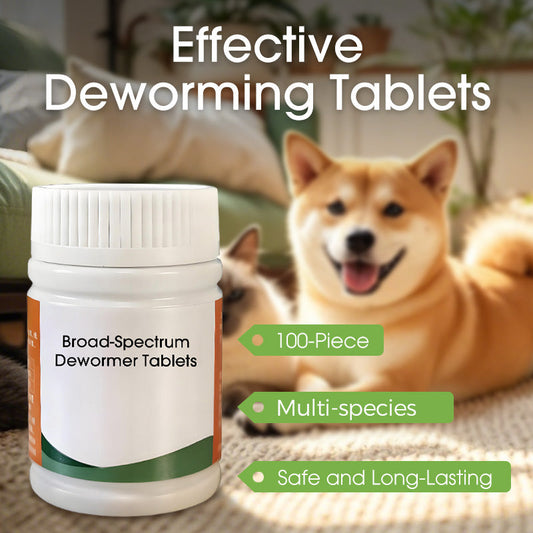 100 broad-spectrum antiparasitic tablets