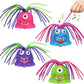 👾 70% OFF NOW! 🧸 Hair Pulling Monster Stress Relief Toy - Stretchy Sensory Fidget Tool for Anxiety & Focus, Safe for Kids/Adults 🎯✨