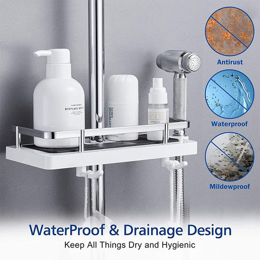 ⏳LIMITED TIME: 50% OFF!🚿Bathroom Pole Shower Storage Rack Holder🔥