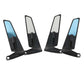 1 Pair Adjustable Rotating Motorcycle Rearview Mirror