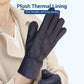 Warm Soft Lined Gloves With Extended Cuff
