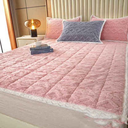 Jacquard Comfort Warm Mattress & Pillowcases