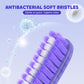 Extra-Long Soft Bristle Toothbrush With Suction Cup Base