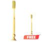Extra-Long Soft Bristle Toothbrush With Suction Cup Base