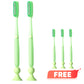 Extra-Long Soft Bristle Toothbrush With Suction Cup Base