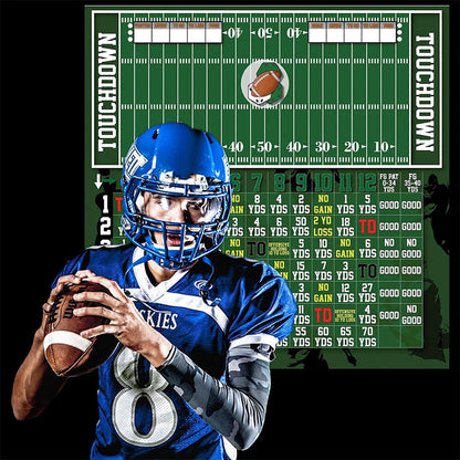 Fun Wooden Football Dice Game Set