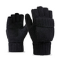 🧤 Flip-Top Fingerless Mittens | Unisex Warm Gloves ❄️ for Touchscreen, Office & Cycling - Keep Hands Toasty All Winter! 🔥