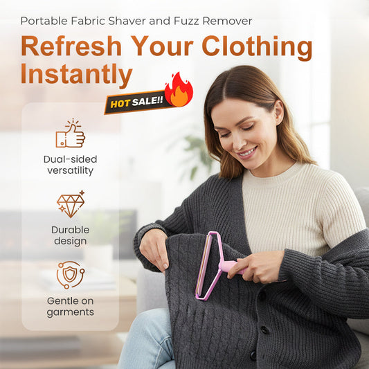 Portable Fabric Shaver and Fuzz Remover