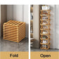 🔥50% discount while stocks last!🎉Durable, foldable bamboo shoe rack