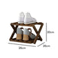 🔥50% discount while stocks last!🎉Durable, foldable bamboo shoe rack