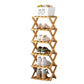 🔥50% discount while stocks last!🎉Durable, foldable bamboo shoe rack