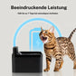 Automatic cat water fountain, 2.2 L, battery-operated pet fountain with motion sensor, cordless, silent design for dogs and cats