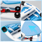 ✨🔥Adjustable unisex abdominal machine, silent core training device, home fitness equipment, supports 330 pounds💓