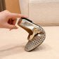 👡45% off!☁️Women's Woven Square-Toe Mary Jane Mules