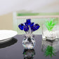 ❤️🌹Colorful Rose Flower Collectible Figurine with Vase