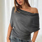 ⏳Limited-time 49% off⏰Women's Asymmetrical Off-Shoulder Batwing Sleeve Top👚