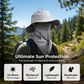 Breathable Fisherman Hat with Detachable Face Mask