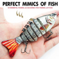 🌞 Spring Sale 50% Off🔥8-Segment Bionic Swimbait | Ultra-Realistic S-Action Multi-Jointed Fishing Lure for Bass, Pike & Trout