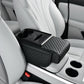 Car armrest organiser with cup holder