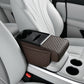 Car armrest organiser with cup holder