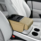 Car armrest organiser with cup holder
