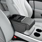 Car armrest organiser with cup holder