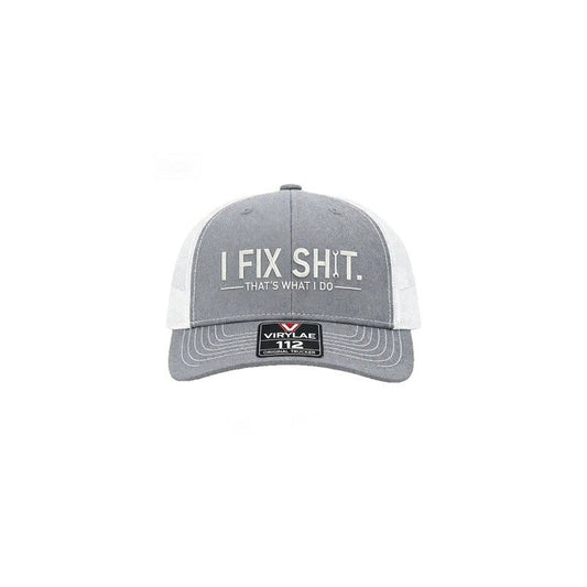 🧢 50% OFF NOW! 🛠️ "I Fix Shit" Embroidered Trucker Hat – Funny Mechanic Design, Breathable Mesh & Perfect for Workshop or Garage 🚗